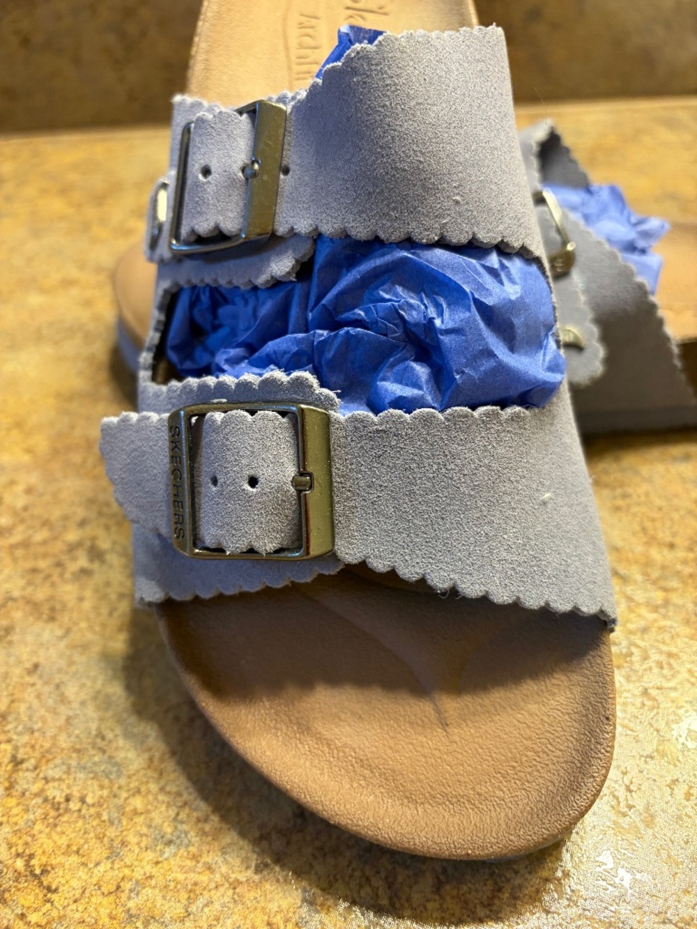 Skechers Arch Fit  Lux Foam Sandal Size 8 - Picture 2 of 8